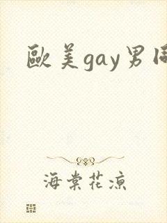 欧美gay男同封面