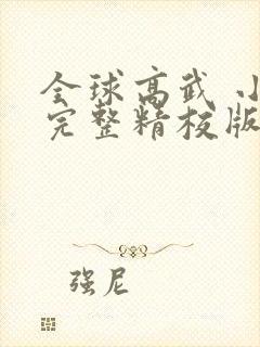全球高武 小说完整精校版