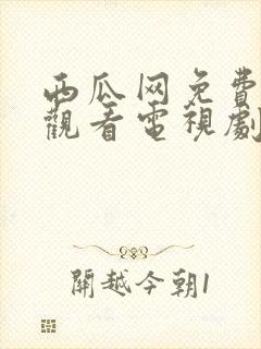 西瓜网免费在线观看电视剧封面
