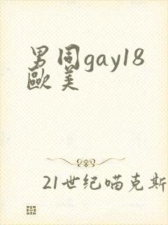 男同gay18欧美