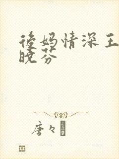 后妈情深王磊杨晓芬