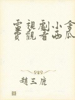 电视剧小舍得免费观看西瓜