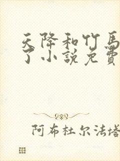 天降和竹马he了小说免费阅读封面