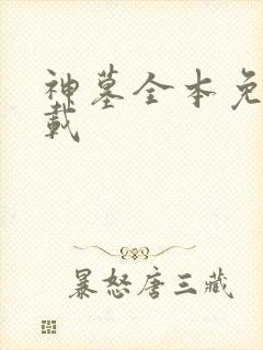 神墓全本免费下载