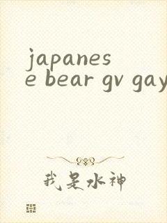 japanese bear gv gay封面