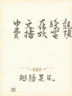中文在线观看免费播放电视剧大全下