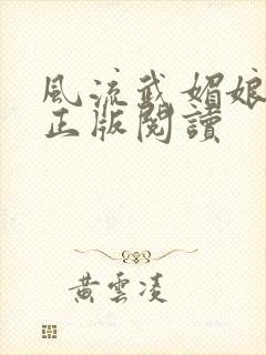 风流武媚娘小说正版阅读封面