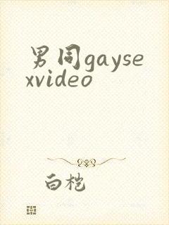 男同gaysexvideo