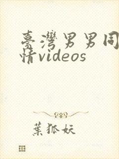 台湾男男同志激情videos