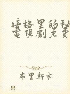 暗格里的秘密 电视剧免费观看封面