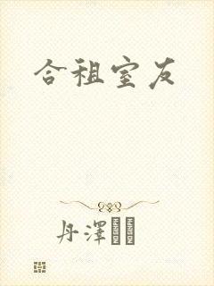合租室友