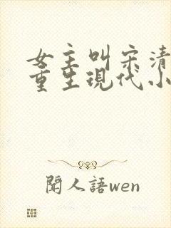 女主叫宋清婉的重生现代小说