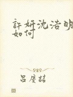 许妍沈浩明结局如何
