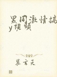 男同激情搞gay视频