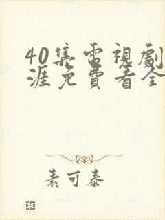 40集电视剧天涯免费看全集