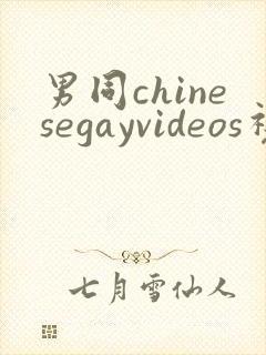 男同chinesegayvideos视频