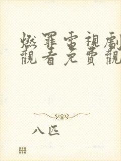 燃罪电视剧在线观看免费观看