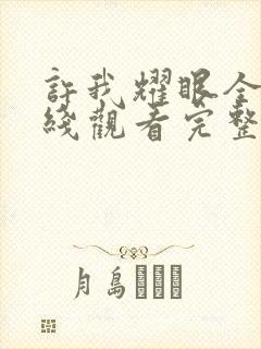 许我耀眼全集在线观看完整版免费