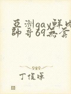 亚洲gay鲜肉帅哥69无套xxx