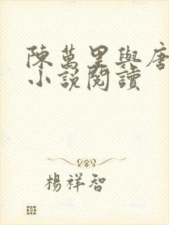 陈万里与唐嫣然小说阅读