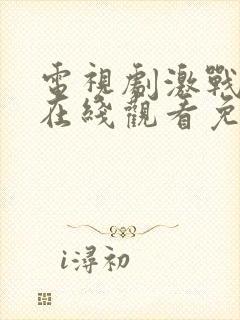 电视剧激战全集在线观看免费播放