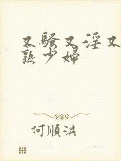 又骚又淫又爽成熟少妇