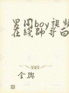 男同boy视频在线帅哥白袜奴调教封面