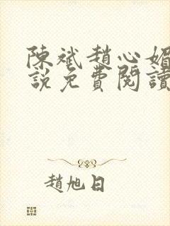 陈斌赵心媚的小说免费阅读全文最新章节封面
