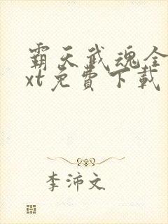 霸天武魂全本txt免费下载
