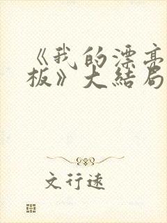 《我的漂亮女老板》大结局是什么
