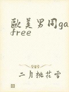 欧美男同gayfree封面