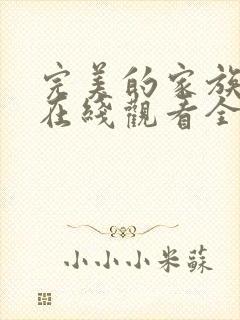 完美的家族韩剧在线观看全集高清免费