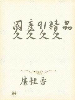 国产91精品久久久久久
