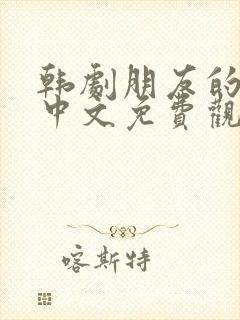 韩剧朋友的妈妈中文免费观看