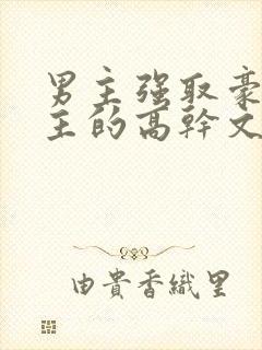 男主强取豪夺女主的高干文