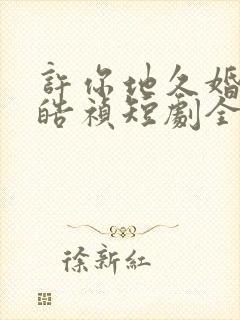 许你地久婚长王皓祯短剧全集免费观