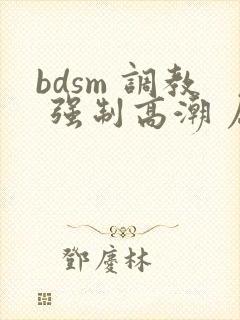 bdsm 调教 强制高潮 屈辱文