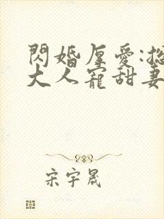 闪婚厚爱:总裁大人宠甜妻封面