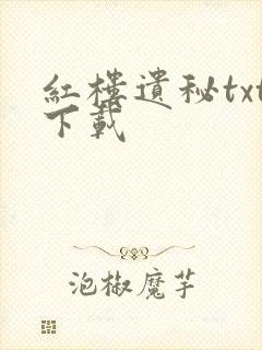 红楼遗秘txt下载