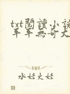txt阅读小说平平无奇大师兄