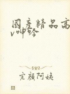 国产精品高潮av呻吟封面