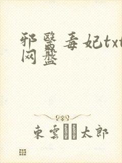 邪医毒妃txt网盘