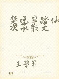 楚晚宁踏仙君初次承欢文