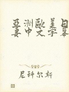亚洲欧美日韩人妻中文字幕封面