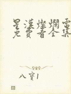 星汉灿烂电视剧免费看全集
