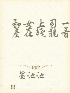 和女上司一起出差在线观看