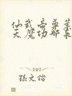 仙武帝尊叶辰吞天魔功哪来的