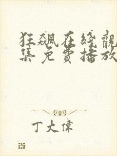 狂飙在线观看全集免费播放30集