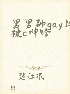 男男帅gay片被c呻吟