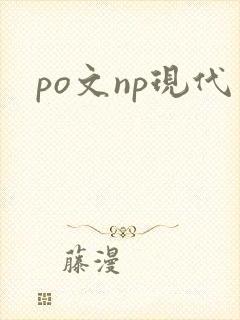 po文np现代